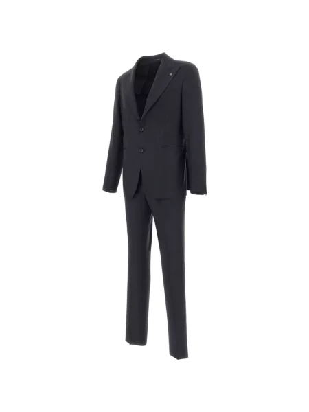 Costum Tagliatore cu rever albastru