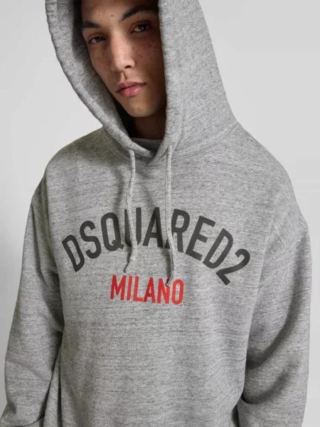 Bluzy Mężczyzna M Swetry dla Mężczyzn Dsquared2 szary