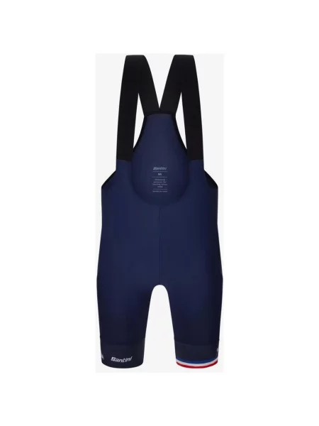 Spodenki rowerowe Santini Le Maillot Jaune Hautacam nocny XXS niebieski