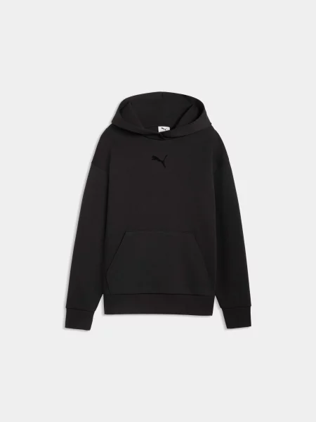 Худі PUMA Ess Elevated Logo Hoodie Dk комбінований верх чорний