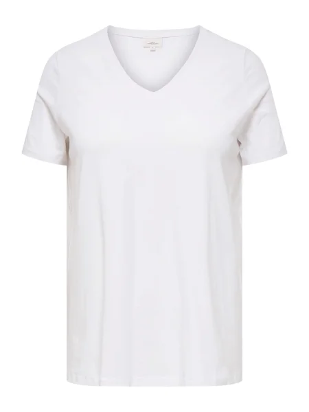 ONLY Carmakoma Tricou CARBONNIE' alb