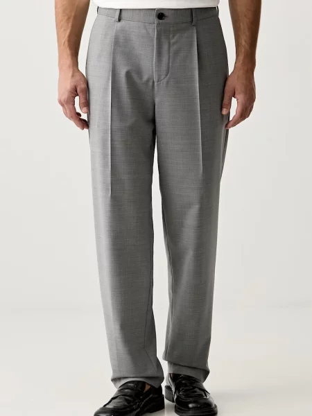 Joop! pantaloni pentru bărbați cu amestec de lână gri