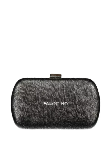 Clutch Mario Valentino με αυτόγραφο μαύρο