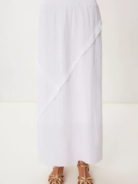 Happiness İstanbul Fustă alb