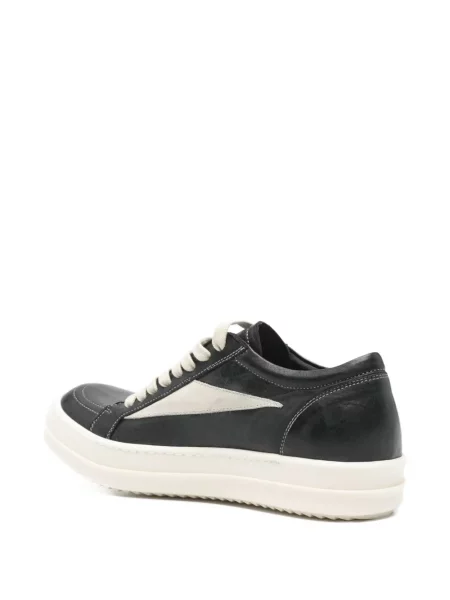 Kožený retro top Rick Owens černý
