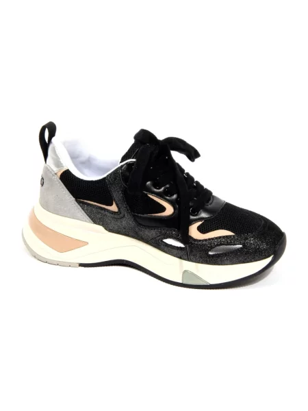 Sneakersy Liu Jo skórzane czarne