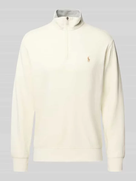 Bluza z wyhaftowanym logo Polo Ralph Lauren beżowa