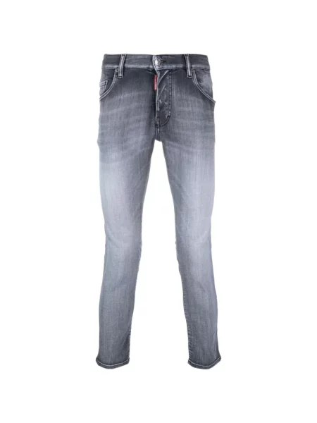 Blugi Dsquared2 cu 5 buzunare negru