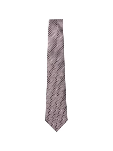 Cravată Emporio Armani cu buline violet