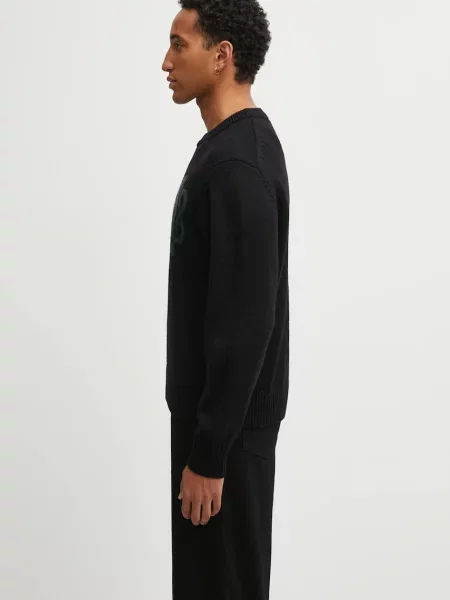 Πουλόβερ με προσθήκη μαλλιού Filling Pieces Knit Sweater Knot μαύρο