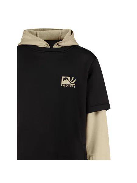 Bluza z kapturem dla dzieci Protest Liam czarna