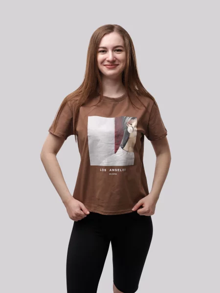 Футболка Lumo коричневая