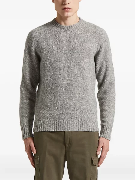 Pulover Peserico cu decolteu rotund gri