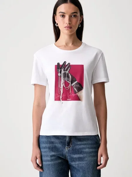 Liu Jo tricou pentru femei din alb