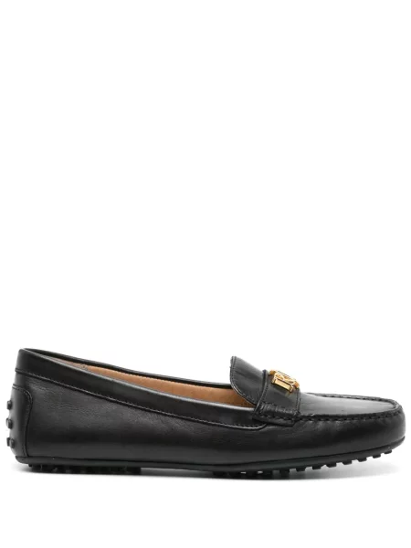 Pantofi loafer Lauren Ralph Lauren din piele negru