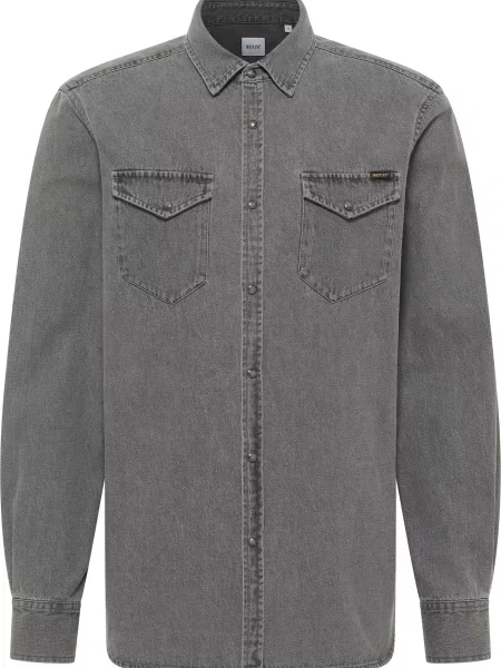 Jeans srajca Mustang siva