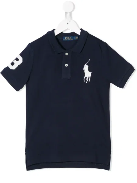 Koszulka polo dziecięca Polo Ralph Lauren niebieska