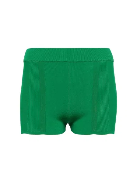 Pantaloni scurți Jacquemus tricotate scurte verde
