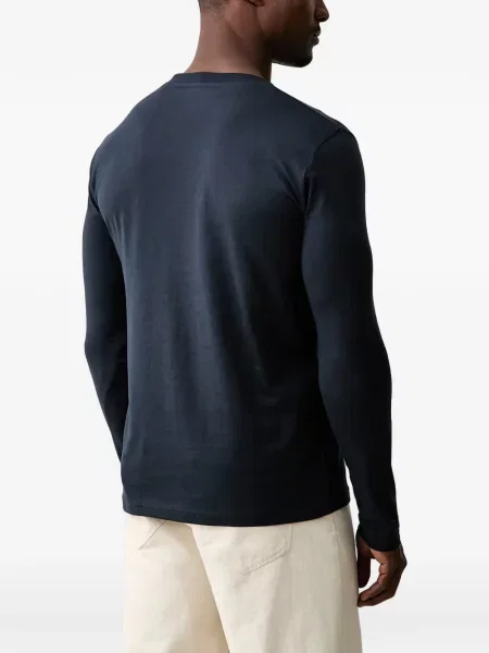Lung tricou polo Marc O'polo albastru