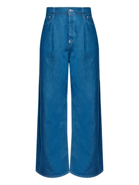 Blugi Kenzo plisate albastru