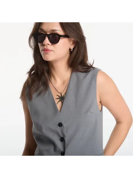 Елек Samsøe Samsøe Satova Vest Gun Metal Mel. S