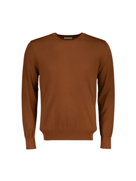 Sweter Autore wełniany brązowy