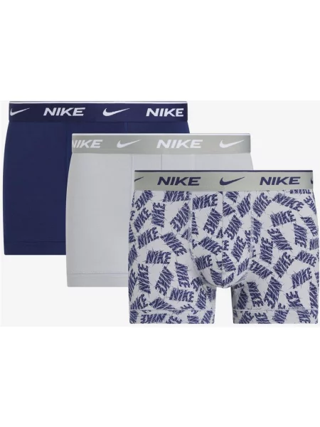 Bokserki Nike Shockwave biało-niebieskie 3 sztuki S białe