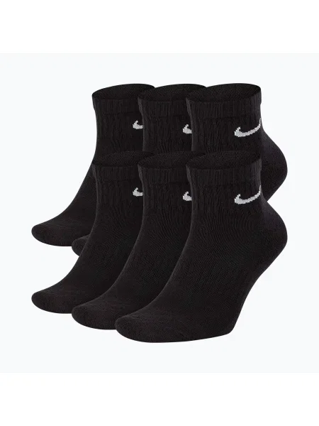 Шкарпетки Nike Everyday Cushioned 6 пар black/white білі