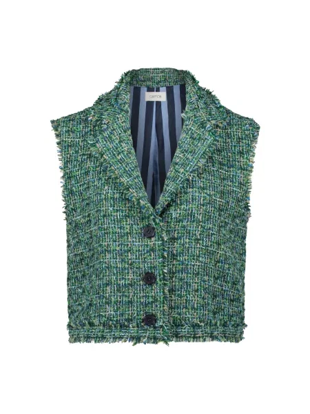 Kamizelka Cartoon bez rękawów zielona