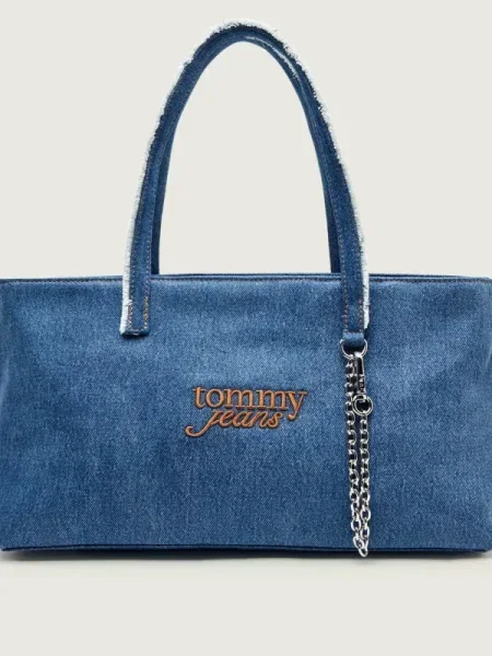 Tommy Jeans geantă de blugi albastru