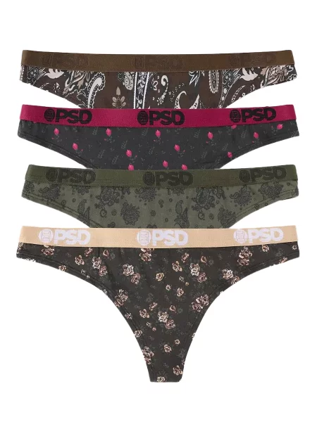 PSD Tanga Floanda béžová / khaki / bordó / přírodní bílá
