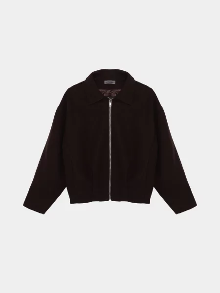 Бомбер Braska коричневий