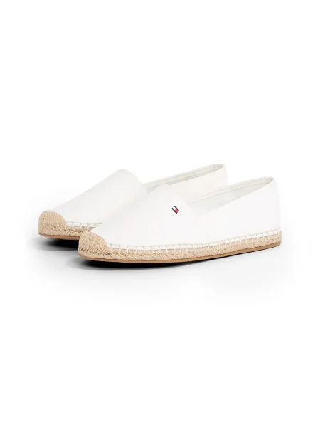 TOMMY HILFIGER Espadrilky biela béžová