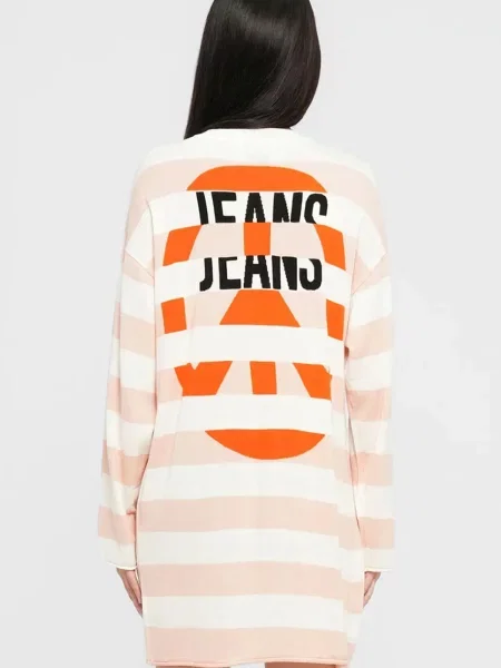 Шерстяное платье мини Moschino