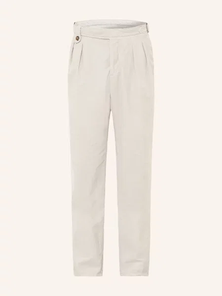 Brunello Cucinelli Spodnie Z Sztruksu O Kroju Extra Slim Fit beige beżowe