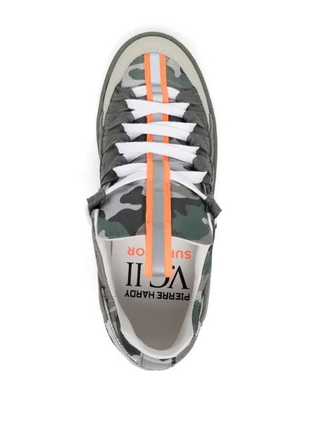 Sneakerși Pierre Hardy din piele gri