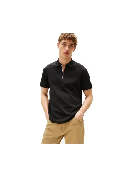 Tricou polo Tommy Hilfiger negru