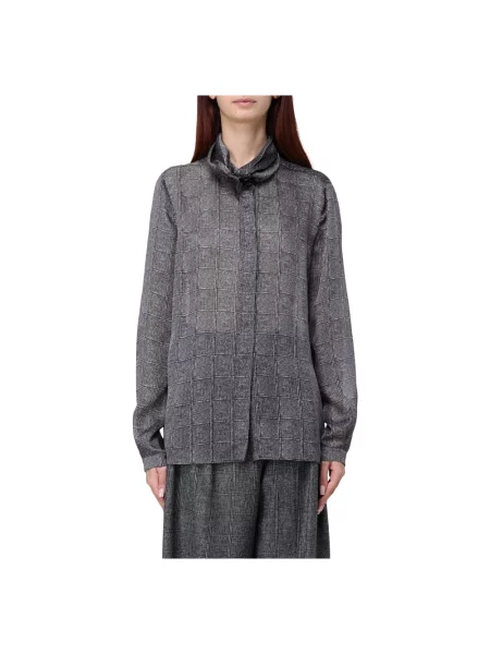 Koszula Emporio Armani szara