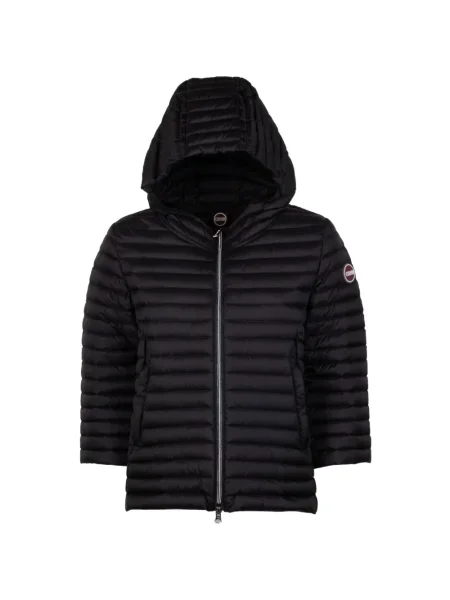 Palton Colmar cu glugă negru