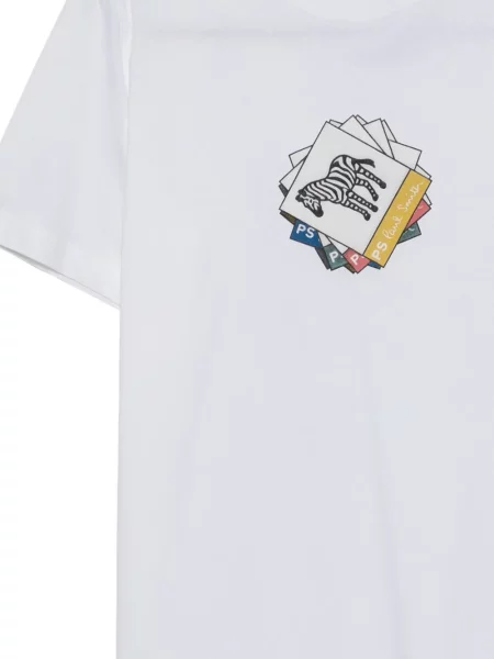 Tricou Ps Paul Smith cu imagine alb