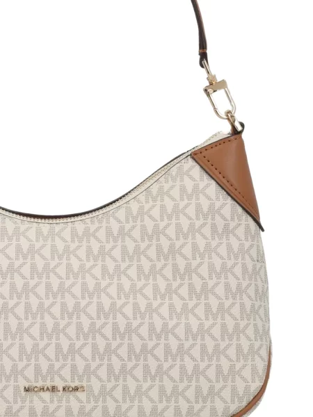 Body Michael Michael Kors s otevřenou patou s autogramem černý