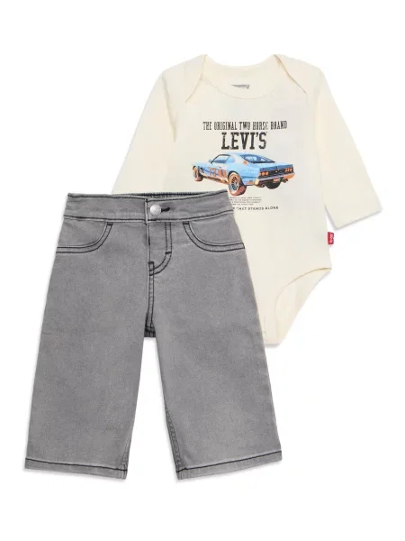 Levi's Kids Szettek CAR bézs / világoskék / szürke farmer fekete