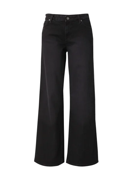 Kalhoty GUESS Originals Wide-Leg Denim Jeans Gj Used Vintage Wash černé