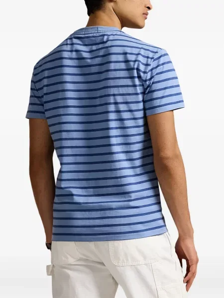 Kostkovaná dlouhá kšiltovka Polo Ralph Lauren bez rukávů modrá