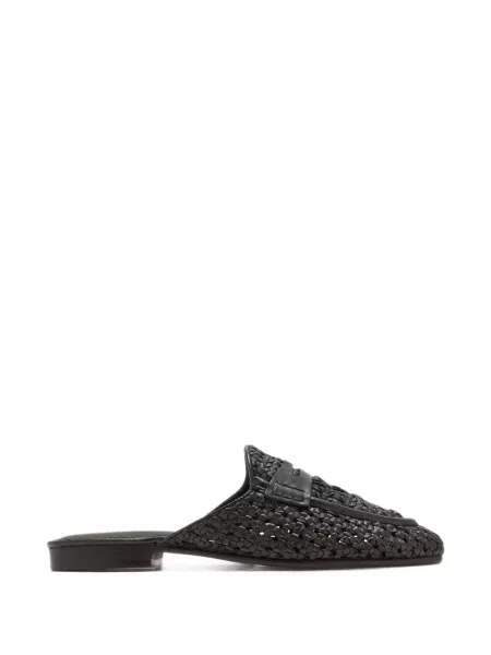 Papuci tip mules Sam Edelman fără toc cu bretele maro