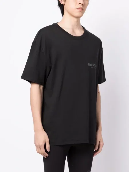 Μπλούζα Fear Of God Essentials με σχέδιο μαύρο