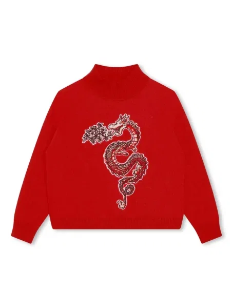 Sweter dziecięcy Kenzo czerwony