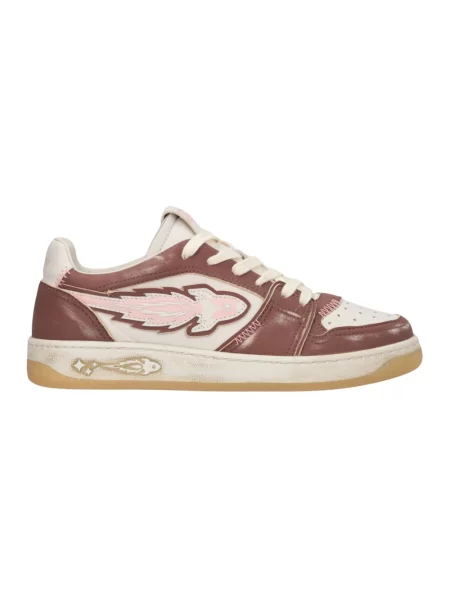 Sneakersy Enterprise Japan skórzane brązowe