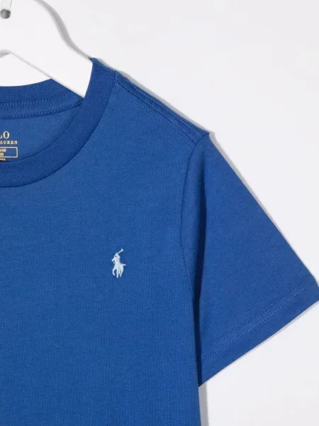 Koszulka polo dziecięca Polo Ralph Lauren niebieska