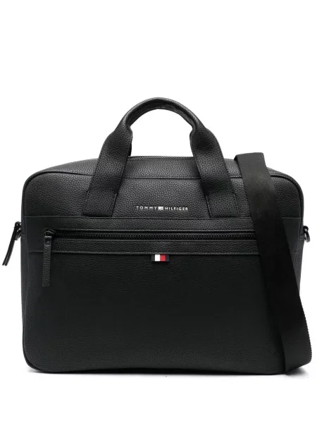 Geantă pentru laptop Tommy Hilfiger negru